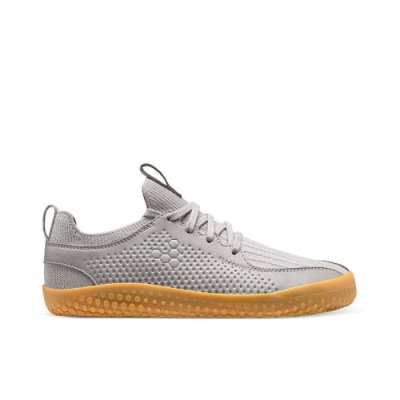 Vivobarefoot Juniors Primus Knit II Sport Shoes Grey | Vivobarefoot CSI389165